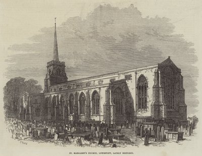 Chiesa di Santa Margherita, Lowestoft, recentemente restaurata da Samuel Read